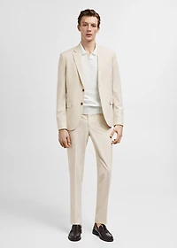 Super slim-fit suit jacket stretch fabric