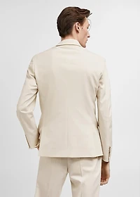 Super slim-fit suit jacket stretch fabric