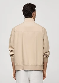 100% cotton jacket with pockets