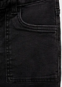 Flared jeans with pocket