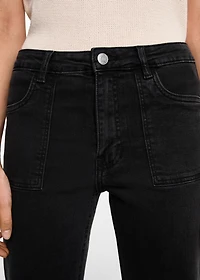 Flared jeans with pocket