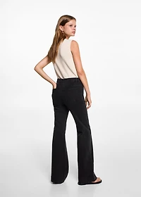 Flared jeans with pocket