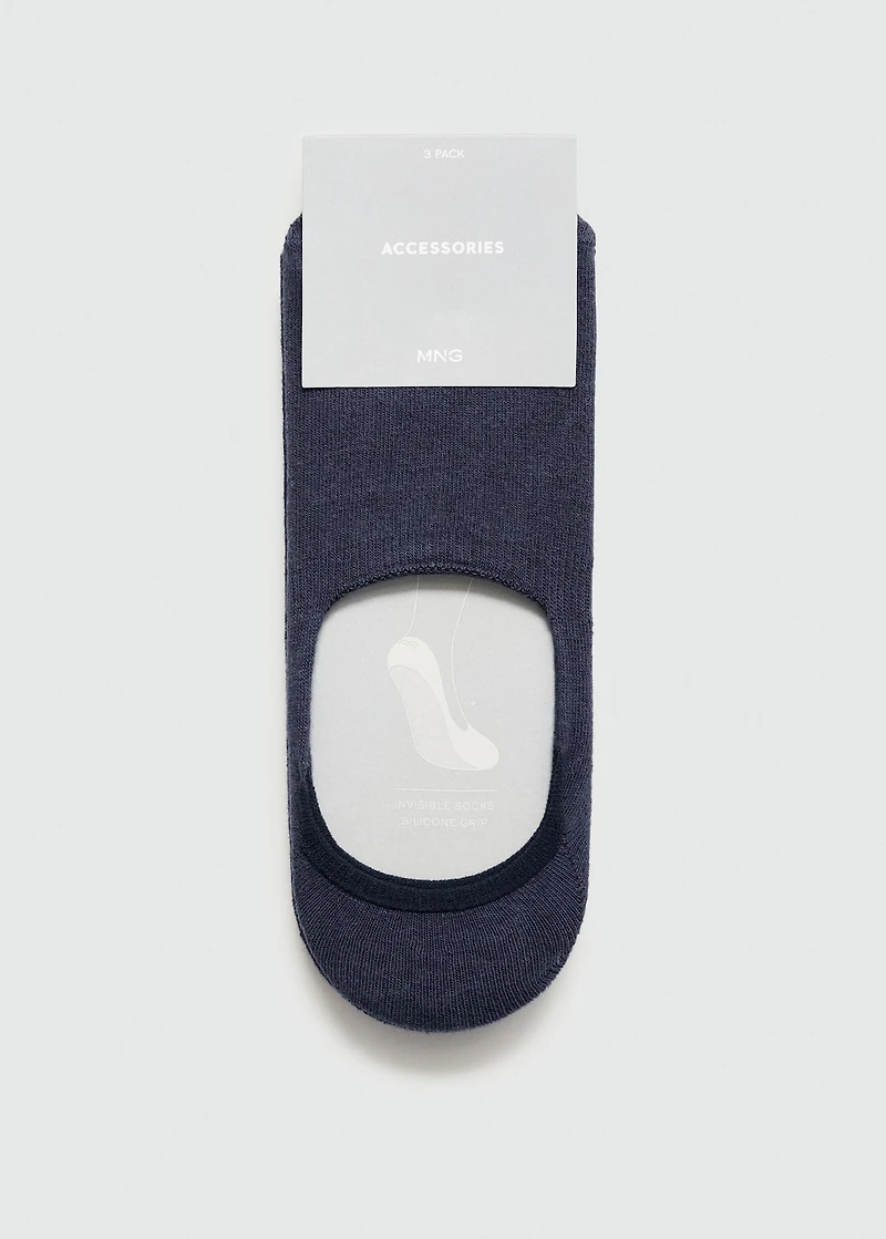 Pack of 3 cotton socks