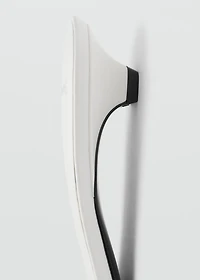 Kitten heel sandals with straps