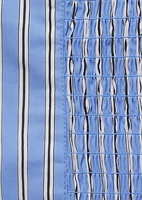 Striped strapless top