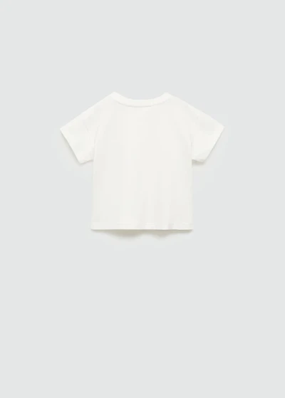 Animal print cotton t-shirt