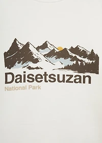 Printed cotton sweatshirt