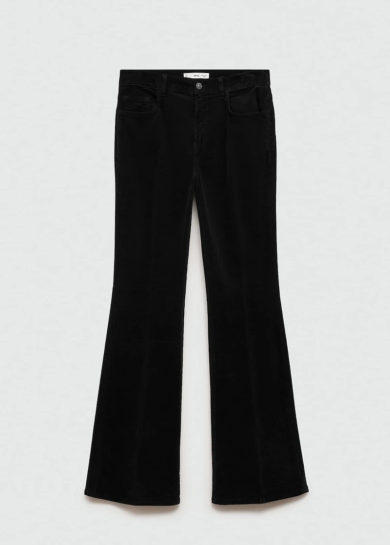 Violeta flared corduroy pants