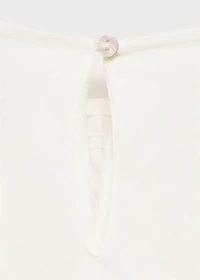 Ruffles ruched T-shirt