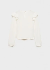 Ruffles ruched T-shirt