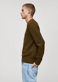 Knitted wool blend sweater