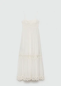 Embroidered detail dress