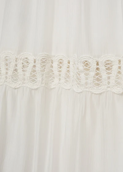 Embroidered detail dress