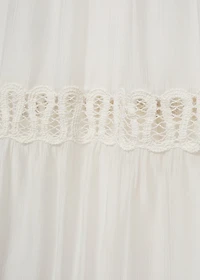 Embroidered detail dress