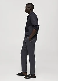 Tencel-linen blend overshirt