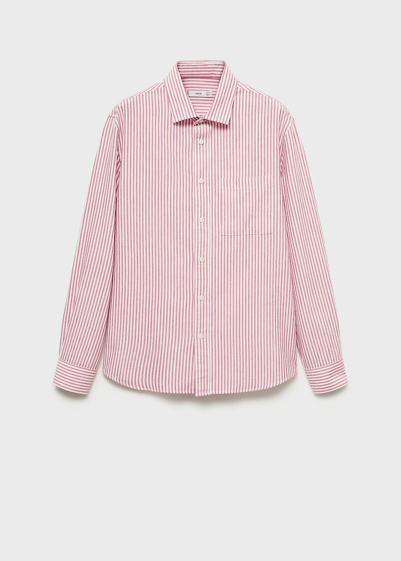 100% cotton kodak striped shirt