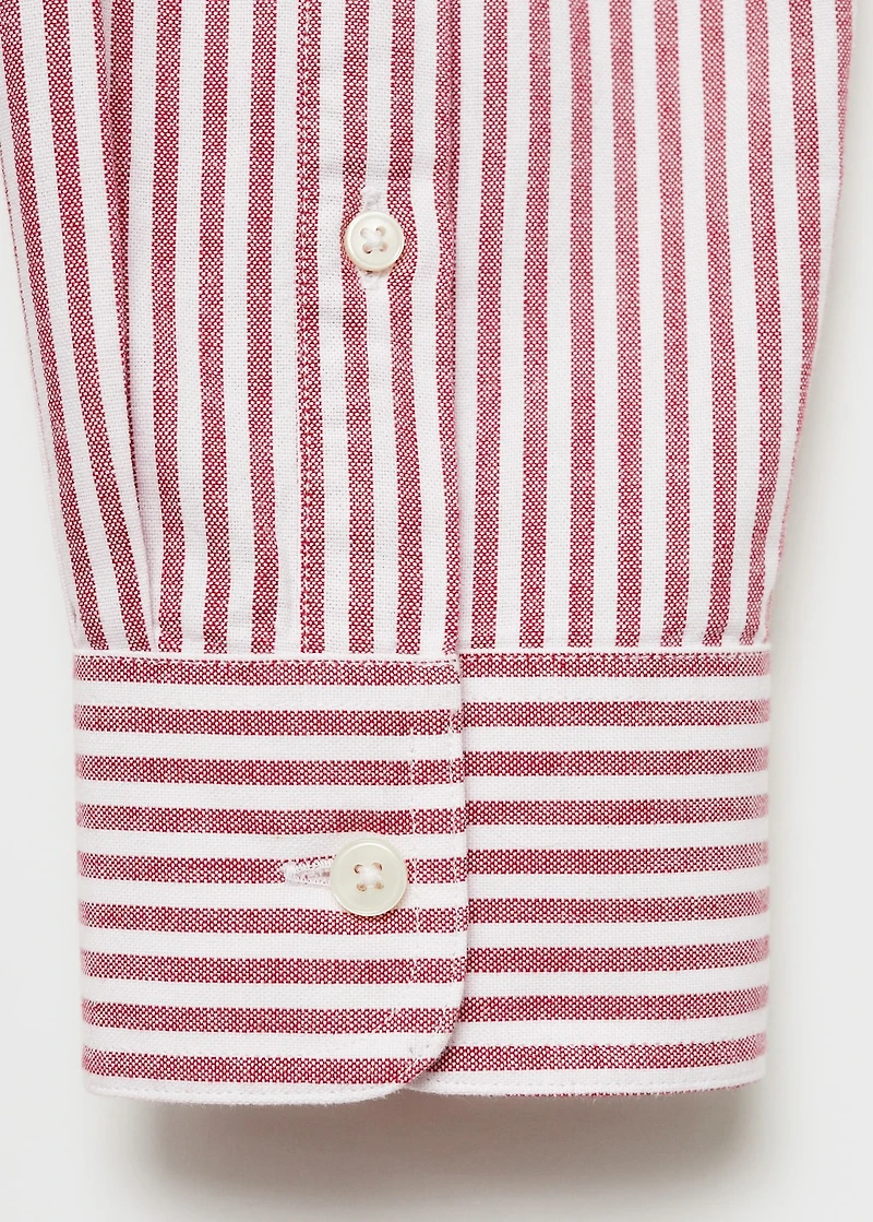100% cotton kodak striped shirt