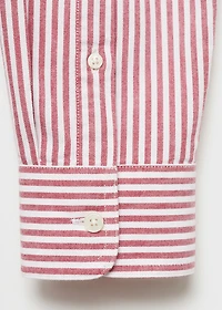 100% cotton kodak striped shirt