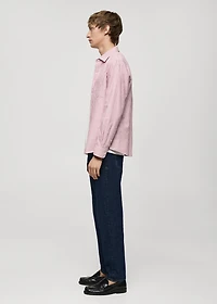 100% cotton kodak striped shirt