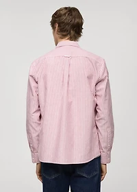 100% cotton kodak striped shirt