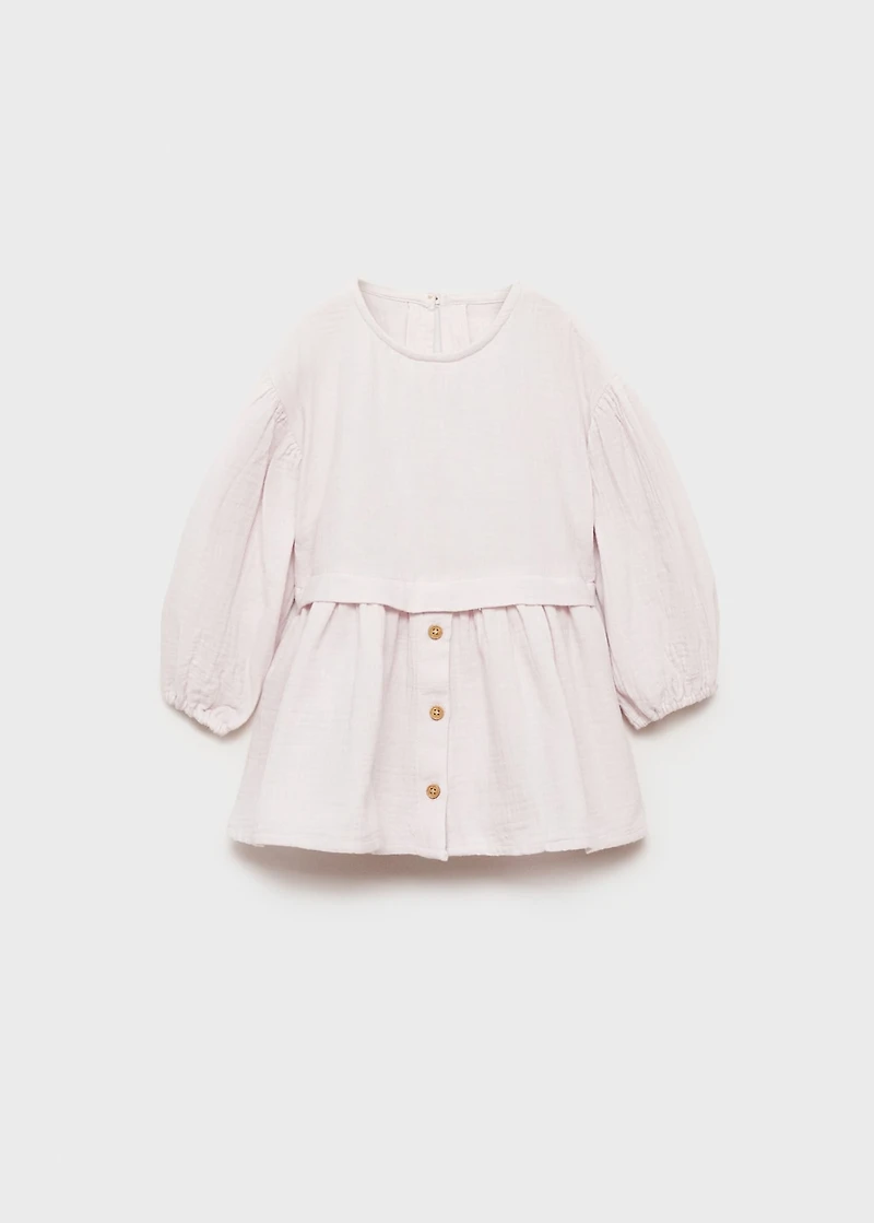 Buttons cotton dress