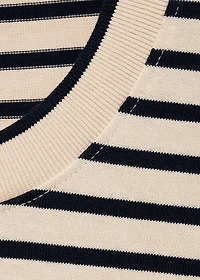 100% cotton relaxed-fit striped t-shirt