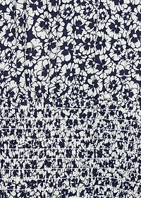 Ruffled floral print dress