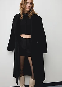 Cardigan with rhinestone collar