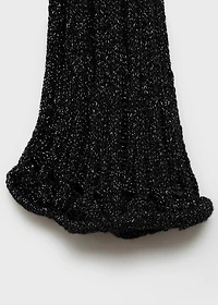 Lurex cardigan with bows