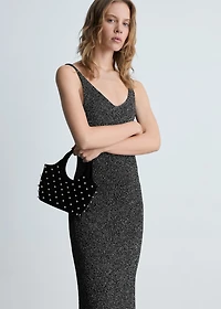 Lurex knitted dress