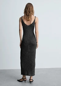 Lurex knitted dress