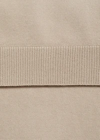 Fine-knit polo shirt