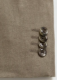 100% linen slim fit blazer