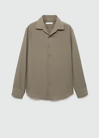 Regular-fit lyocell shirt