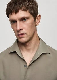 Regular-fit lyocell shirt