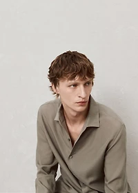 Regular-fit lyocell shirt