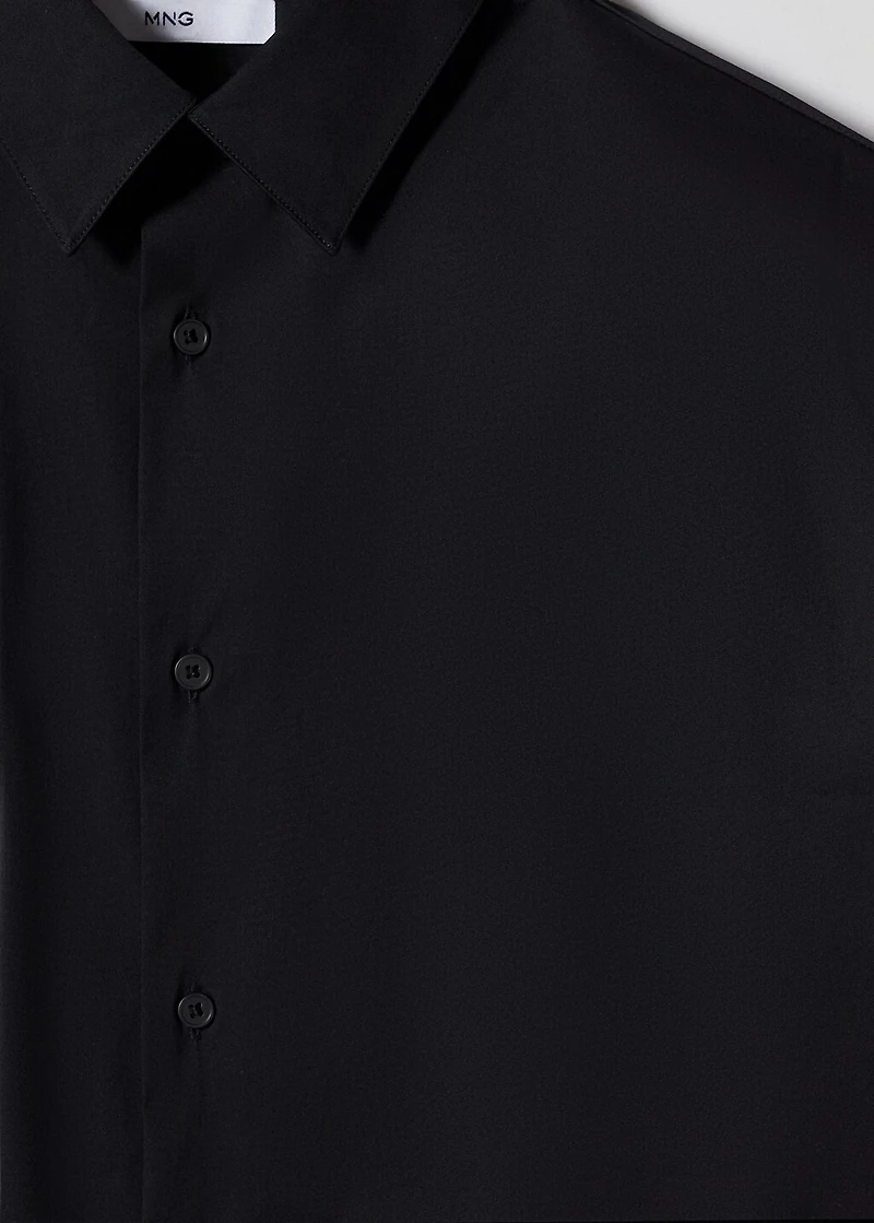 Regular-fit lyocell shirt