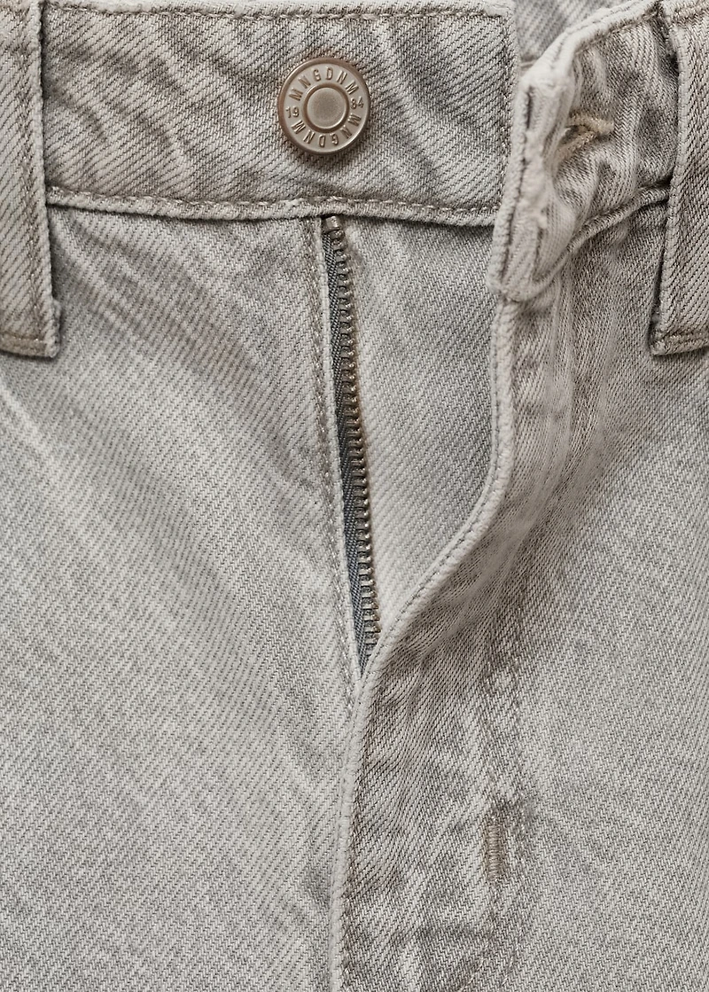 High-waist balloon jeans