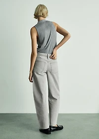 High-waist balloon jeans