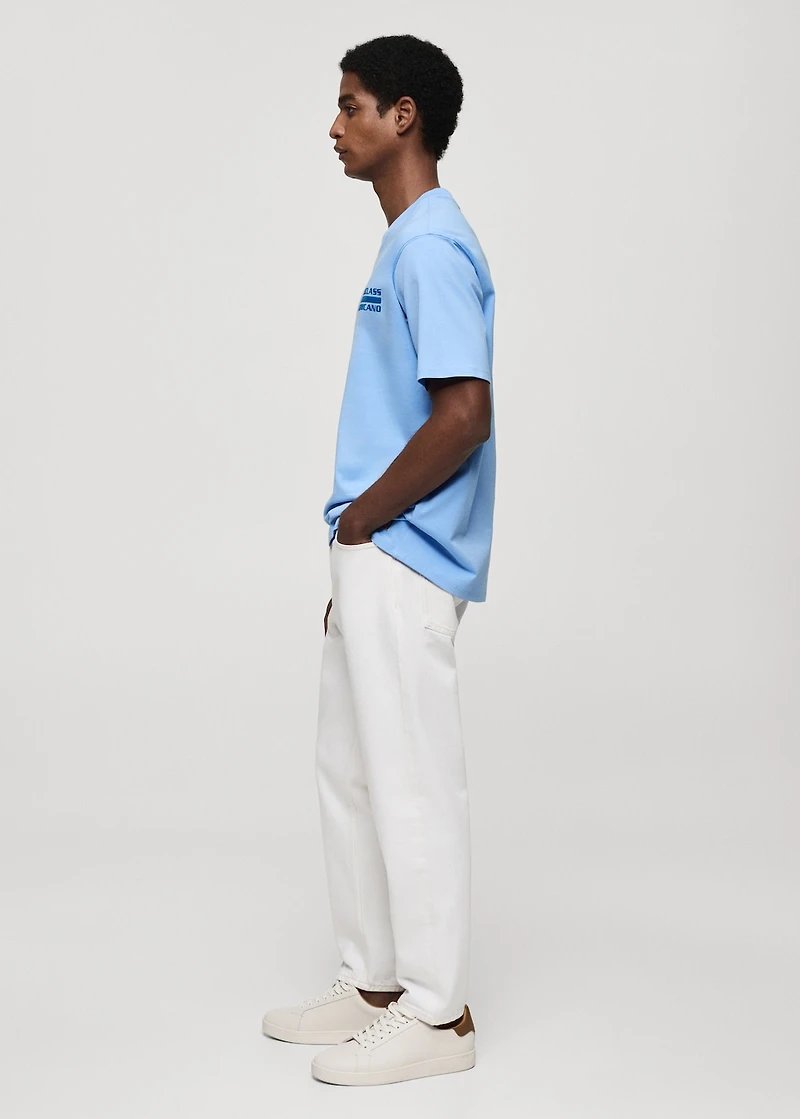 100% cotton printed t-shirt