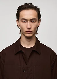 100% cotton jacket with pockets