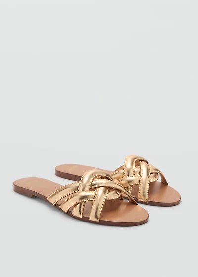 Leather straps sandals