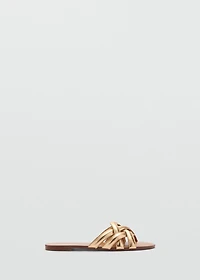 Leather straps sandals