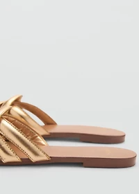 Leather straps sandals