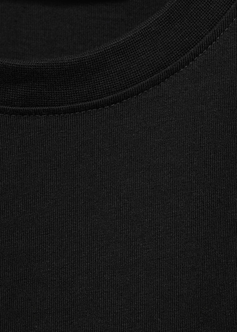 Long sleeve cotton t-shirt