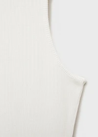 Ribbed cotton top