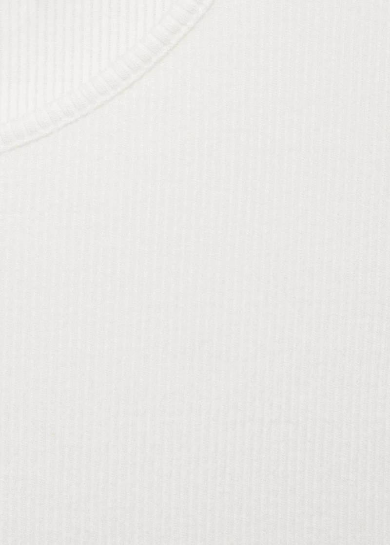 Ribbed cotton top