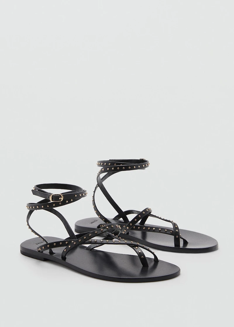 Leather straps sandals
