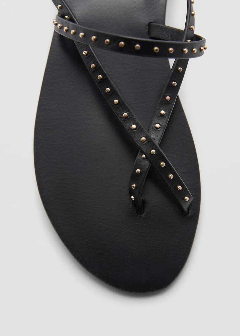 Leather straps sandals