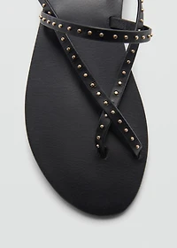 Leather straps sandals